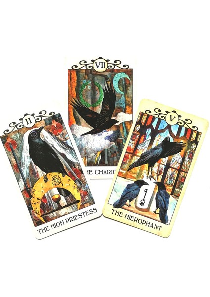 Gizli Tarot Stili 78CARD Crow Tarot Kartları Oracle Kehanet Eğlence Satranç ve Kart Oyunu Tarot ve Tarot Seçiminin Çeşitli Stilleri (Yurt Dışından) indirimleri