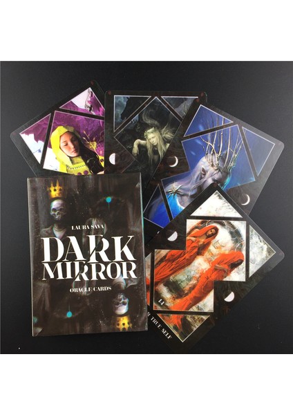 45 Adet TS46 Stili Tarot Kartları Karanlık Ayna Oracle Kartları Güverte Falcılık Için Tarot Tahta Oyunu Kart Oyunları Oynamak Aile Eğlencesi (Yurt Dışından)