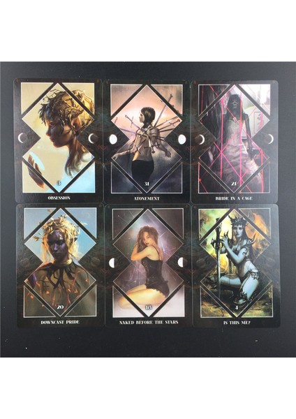45 Adet TS46 Stili Tarot Kartları Karanlık Ayna Oracle Kartları Güverte Falcılık Için Tarot Tahta Oyunu Kart Oyunları Oynamak Aile Eğlencesi (Yurt Dışından)