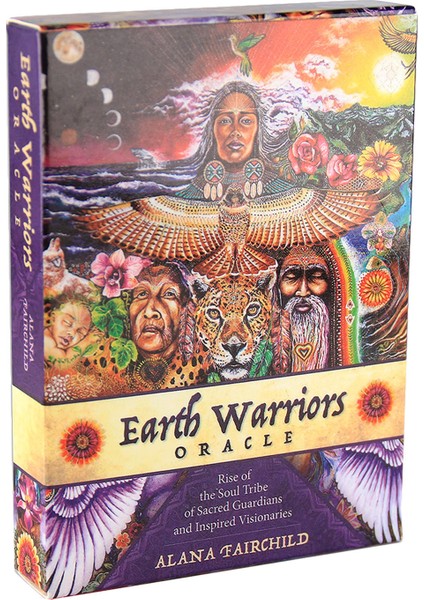 40 Adet Tarzı Earth Warriors Oracle Deck Tarot Rise Of The Soul Of The Soul Tribe Of Sacred Guardians ve Inspired Visionaries Kartlar Oyunu Goard Oyunu Oyuncak (Yurt Dışından)