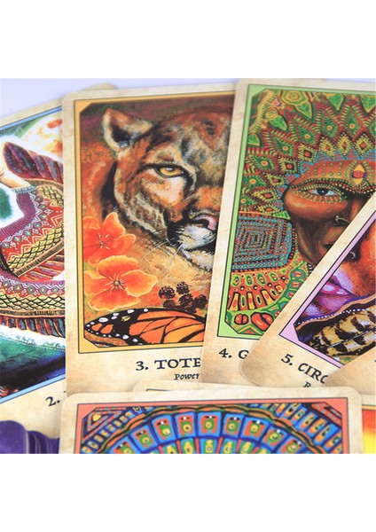 40 Adet Tarzı Earth Warriors Oracle Deck Tarot Rise Of The Soul Of The Soul Tribe Of Sacred Guardians ve Inspired Visionaries Kartlar Oyunu Goard Oyunu Oyuncak (Yurt Dışından)