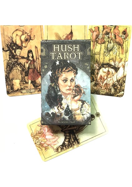 Okyanus Tarot Stili 78CARD Hush Tarot Deck Kader Kehanet Tahta Oyunu Tarot ve Çeşitli Tarot Seçenekleri Için Oracle Kartı (Yurt Dışından)