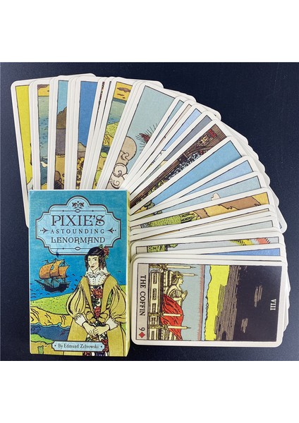 48 Adet TS15 Stili Yeni Tarot Kartları Pixies Şaşırtıcı Lenormand Kehanet Güverte Eğlence Parti Masa Oyunu Kartları (Yurt Dışından)