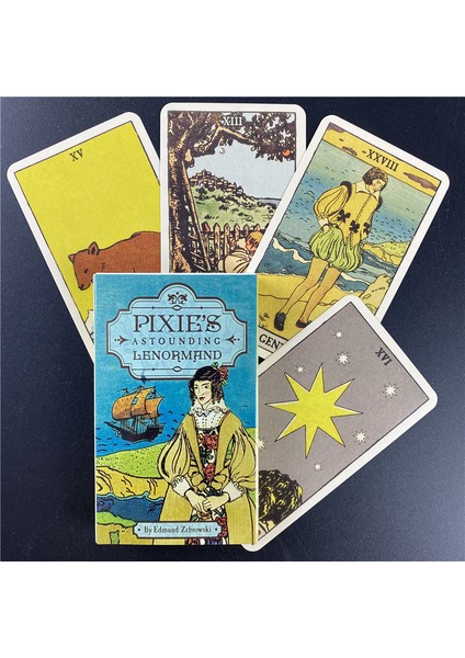 48 Adet TS15 Stili Yeni Tarot Kartları Pixies Şaşırtıcı Lenormand Kehanet Güverte Eğlence Parti Masa Oyunu Kartları (Yurt Dışından)