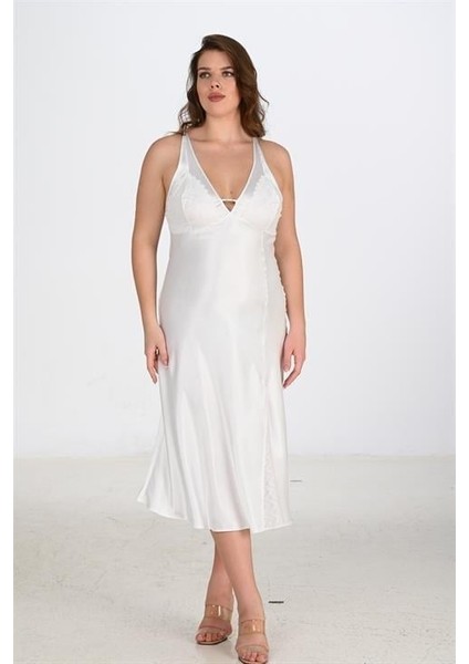 2li Ekru Sabahlık Takımı Bigsize 6224
