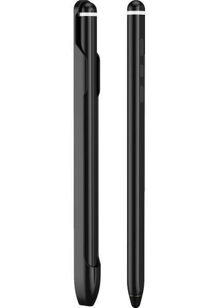 Tablet Telefon Kalemi Hassas Yazı Şarj Edilebilir Kapasitif Kalem-Siyah (Yurt Dışından)