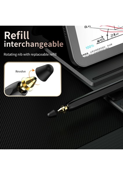 Tablet Telefon Kalemi Hassas Yazı Şarj Edilebilir Kapasitif Kalem-Siyah (Yurt Dışından) modelleri