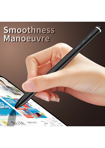 Tablet Telefon Kalemi Hassas Yazı Şarj Edilebilir Kapasitif Kalem-Siyah (Yurt Dışından) indirimleri