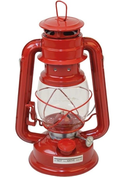 Campout Klasik Gaz Yağı Lambası Kırmızı