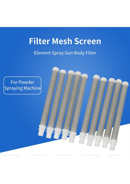 10 Paket Filtre Onarım Aletleri Airless 60 Mesh Filtre (Yurt Dışından)