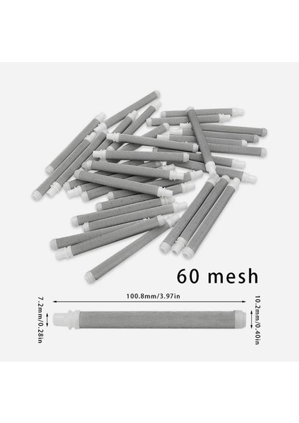 10 Paket Filtre Onarım Aletleri Airless 60 Mesh Filtre (Yurt Dışından)