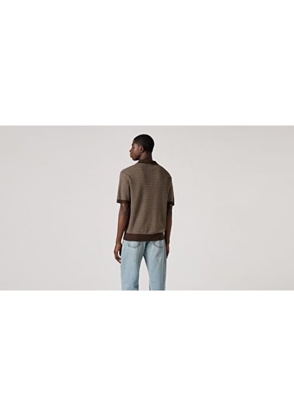 Sweater Knit Polo Kazak modelleri