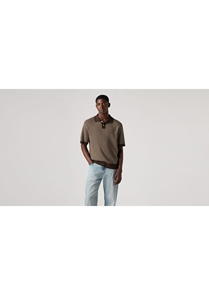 Sweater Knit Polo Kazak indirimleri