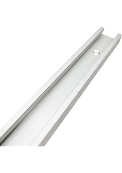 300MM Ağaç Işleme Gönye Ray T-Ray T-Yuvası Masa Testeresi Dıy Aleti Gümüş (Yurt Dışından)