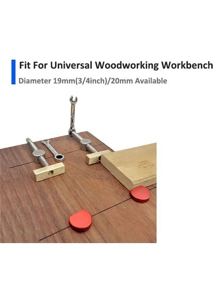 6 Çeneli Kelepçeleme, Masalarda Kelepçeleme Mengenesi 20MM (Yurt Dışından)