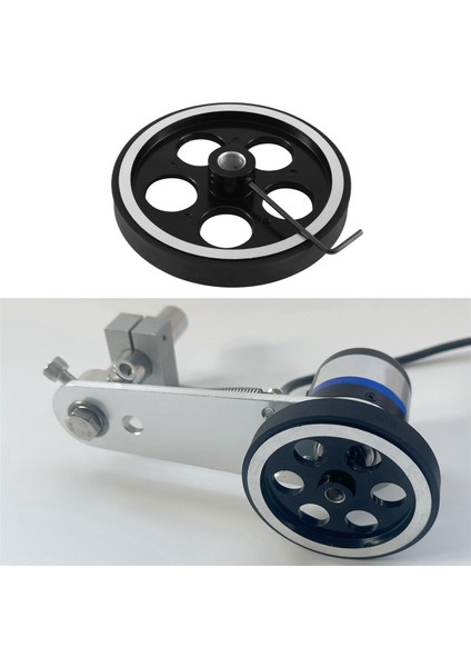 300MMX10MM Endüstriyel Alüminyum Kauçuk Ölçüm Kodlayıcı Metre Tekerleği (Yurt Dışından)