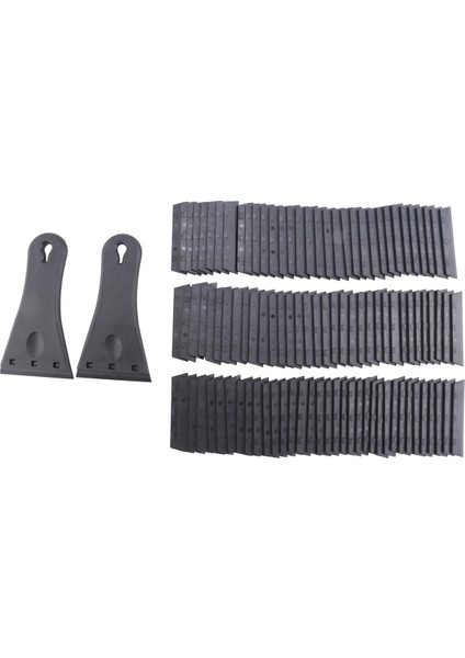 100 Adet Tek Kenarlı Plastik Bıçaklı 2 Paket Plastik Bıçak Kazıyıcı (Yurt Dışından)