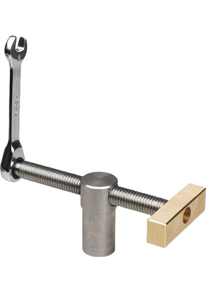 Ahşap Işleme Masaüstü Mengene Tenon Pirinç Fikstür 20MM Masa Kartı (Yurt Dışından)