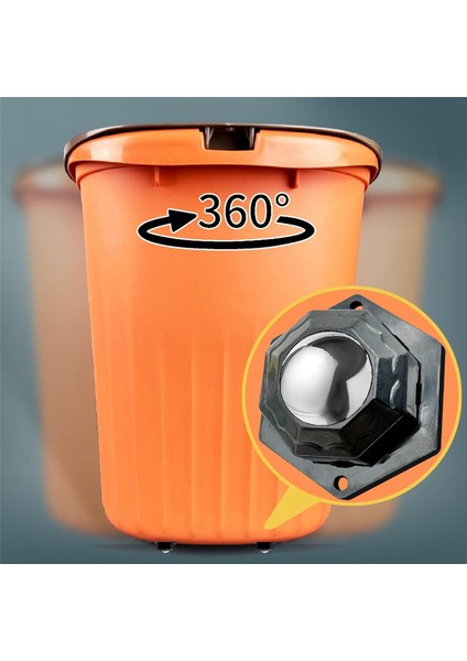 Küçük Ev Aletleri Için Tekerlekler, 360° Tekerlekler, 16 Adet Siyah (Yurt Dışından)