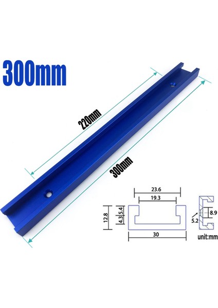 Adet 30 Tip T-Ray T-Slot Ağaç Işleme Oluk Rayı Marangozluk ALETI-40CM (Yurt Dışından)