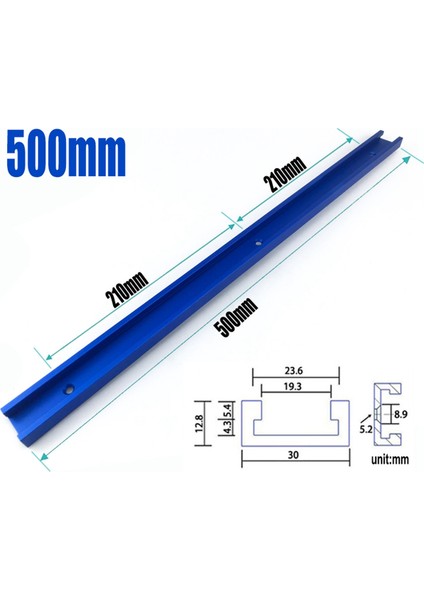 Adet 30 Tip T-Ray T-Slot Ağaç Işleme Oluk Rayı Marangozluk ALETI-40CM (Yurt Dışından)