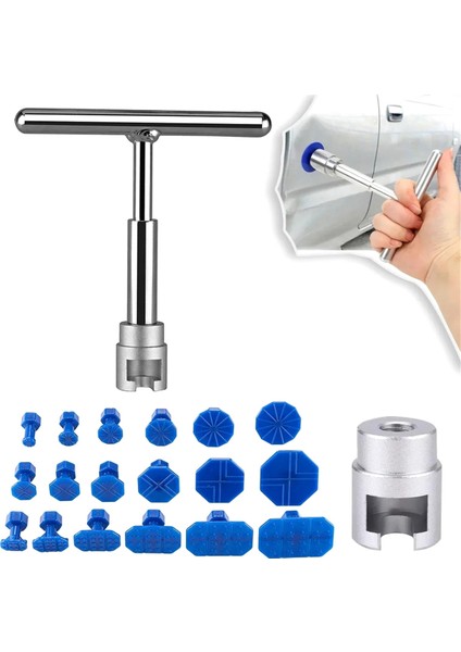 Araba Göçük Çekme Aletleri Göçük Sac Metal Kaydırma Vakum Kupası Tam Set (Yurt Dışından)