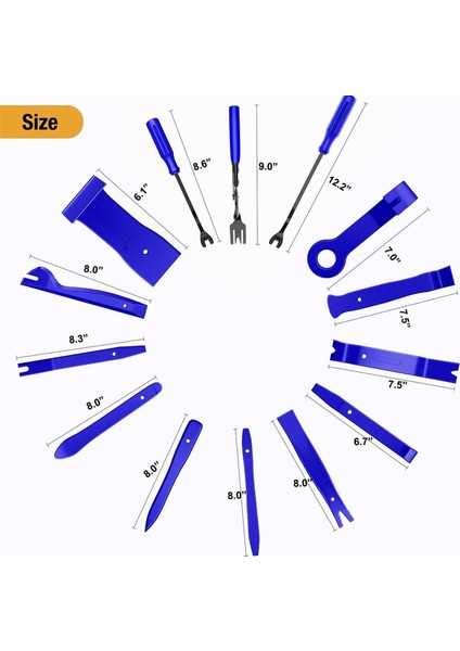238 Parça Trim Sökme Aletleri, Araba Itme Pimi Tampon Kelepçesi Seti (Yurt Dışından)
