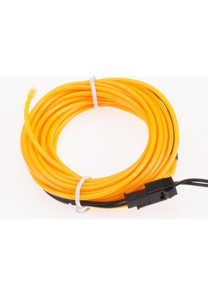 Araç Içi Torpido Şerit Ledi Renkli Ip Neon LED 2 Metre Sarı
