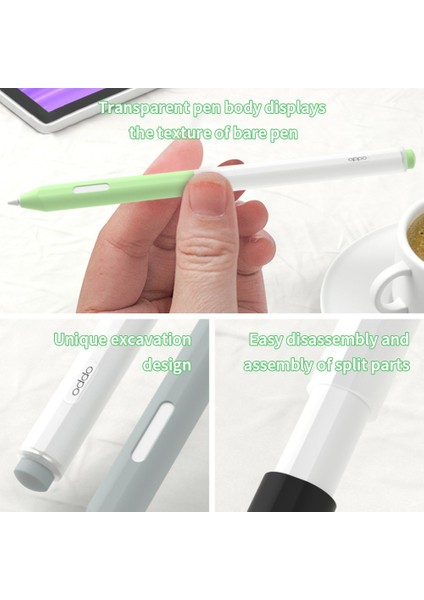 Oppo Kalem Stylus Kılıfı Jelly Silikon Kılıf Kalem Koruyucu Kapak-Pembe (Yurt Dışından) indirimleri