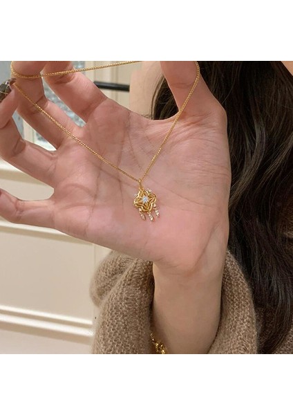 Altın Kolye Titanyum Zincir Takılar (Yurt Dışından)