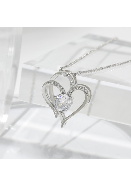 Iki Kalp Kolye Aşk Kolye (Yurt Dışından)