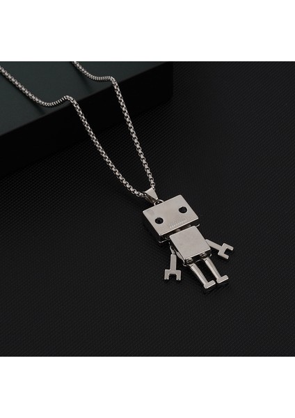 Titanyum Çelik Hip Hop Kolye Erkek & Kadın Peplum Kolye (Yurt Dışından)