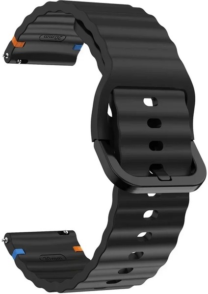 Amazfit Active / Gtr Mini / Cheetah (Square) Uyumlu Tokalı Silikon Kordon 20MM