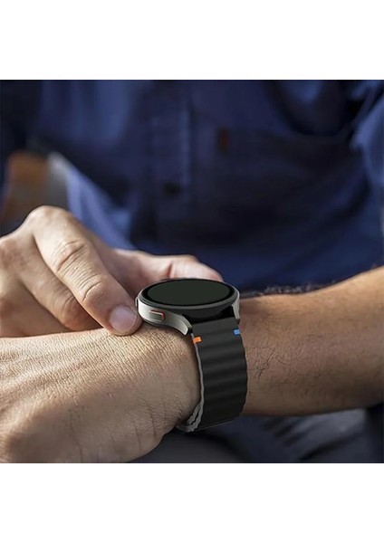 Amazfit Active / Gtr Mini / Cheetah (Square) Uyumlu Tokalı Silikon Kordon 20MM
