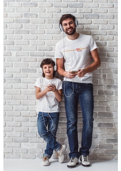 2'li Göztepe 100. Yıl - Şan Şeref Dolu 100 Yıl Kısa Kollu Bisiklet Yaka T-Shirt Baba Oğul fiyatları