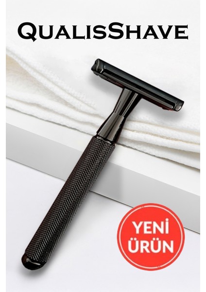 S39 Manuel Tıraş Makinesi + F2 Fırça + Kase + 5 Adet Platinum Yaprak Jilet