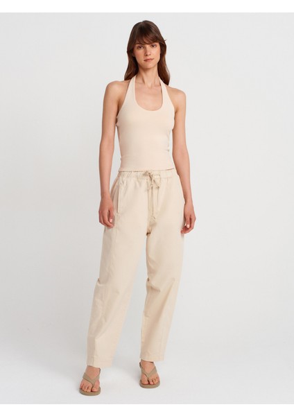 21052 Halter Yaka Top-Taş