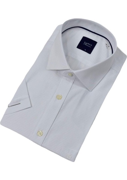 Erkek Klasik Armürlü Kısa Kol Gömlek 9398 BGL-ST04572 modelleri
