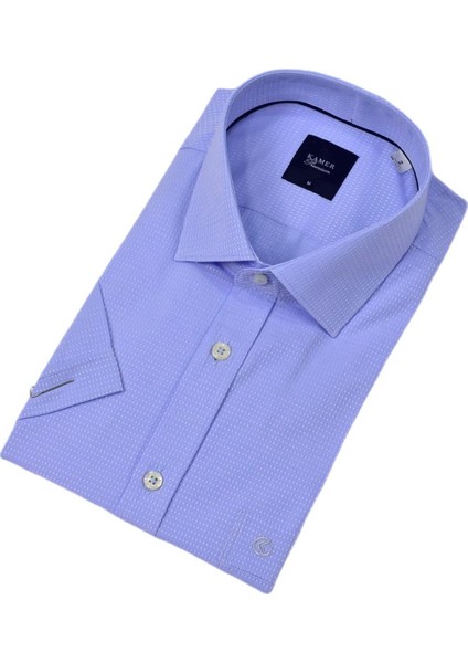 Erkek Klasik Armürlü Kısa Kol Gömlek 9398 BGL-ST04572 modelleri