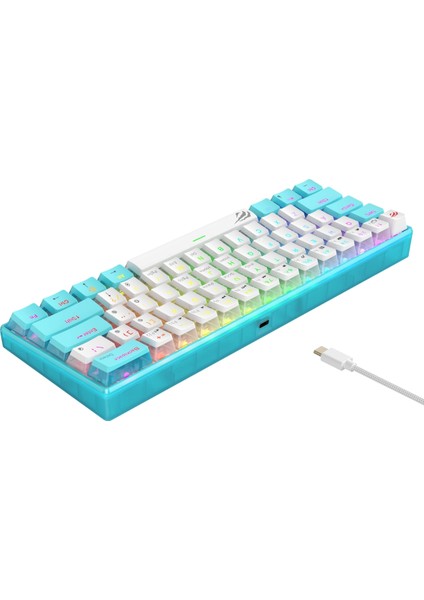 Gamenote KB903L %60 Mekanik Blended Aydınlatma Oyuncu Klavyesi - 61 Tuş