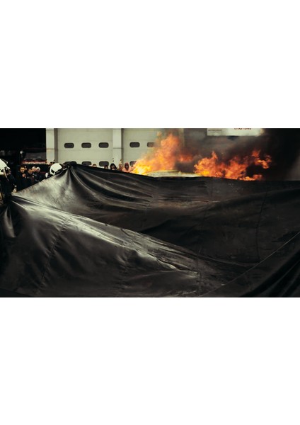 Elektrikli Araba Yangın Battaniyesi-Nivofire - Texograft Alfa 6MX8M