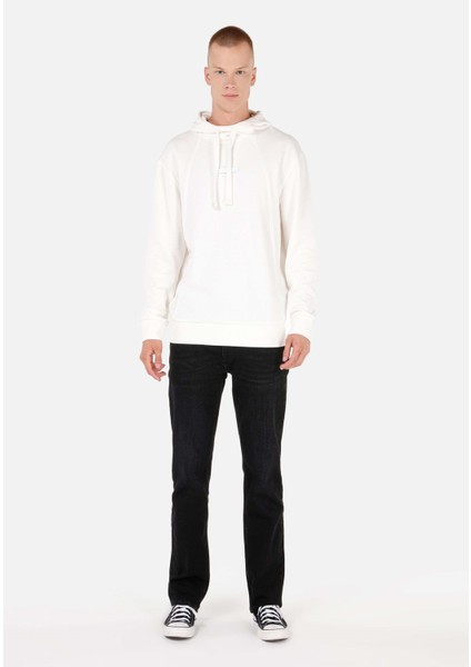 Comfort Fit Erkek Beyaz Sweatshirt modelleri