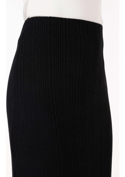 Slim Fit Kadın Siyah Etek indirimleri