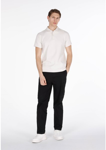Regular Fit Polo Yaka Düz Erkek Taş Kısa Kol Tişört modelleri