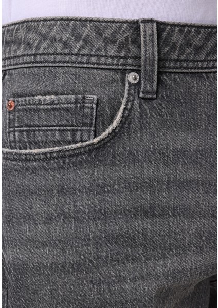 Regular Fit Orta Bel Düz Erkek Siyah Jean Şort indirimleri