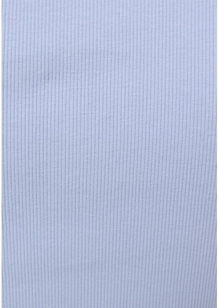 Slim Fit Kadın Mavi Kısa Kol Tişört indirimleri