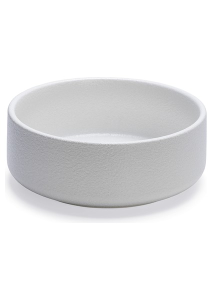 Dbl Köpek Mama Su Kabı, Seramik, Mat Beyaz, 18CM, 1200ML