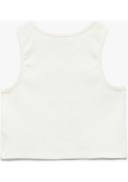 Pamuklu Bisiklet Yaka Dar Kesim Kedi Baskılı Kolsuz Atlet fiyatları