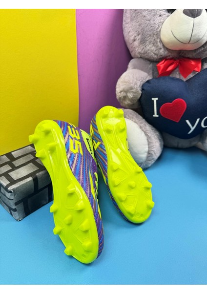 Erkek Çocuk Halısaha Kranpon Çoraplı Çivili Futbol Spor Ayakkabısı F35KR modelleri