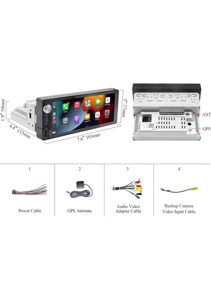 6.86 Android Multimedya 2GB-32GB ince Kasa Universal Hd IPS Ekran+Kamera Hediyeli fiyatları